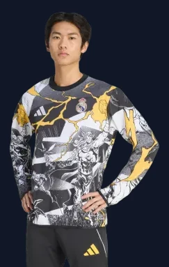 adidas Real Madrid Avengers 25/26 Pre-Match Warm Top — Men Performance