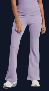 Seasonal Essentials French Terry Flared Joggers — Women Sportswear
