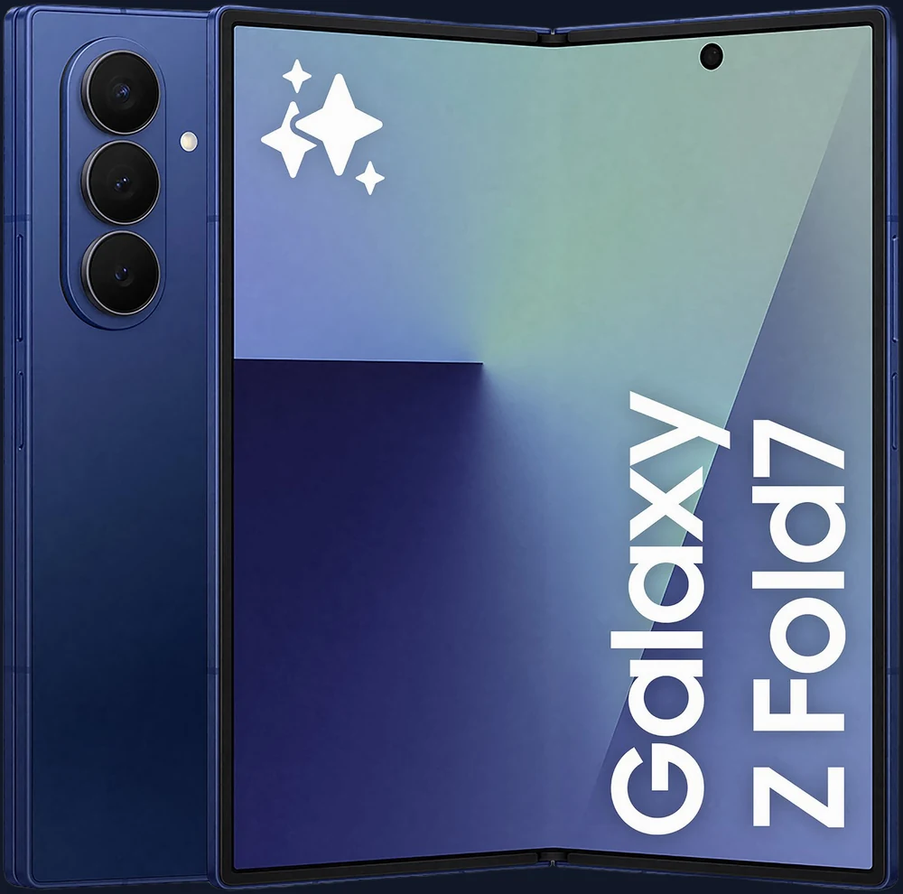 SIM Free Samsung Galaxy Z Fold7 5G 512GB AI Phone - Blue