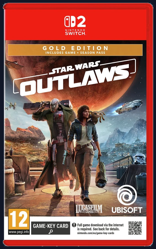 Star Warts Outlaws Gold Edition Star Wars Outlaws: Gold Edition Nintendo Switch 2 Game