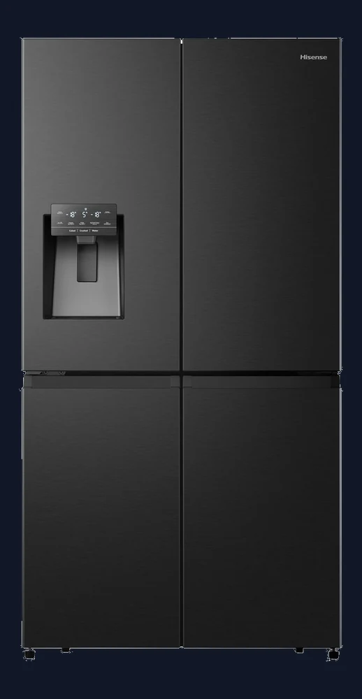 Hisense PureFlat RQ760N4SBFE American Fridge Freezer - Black