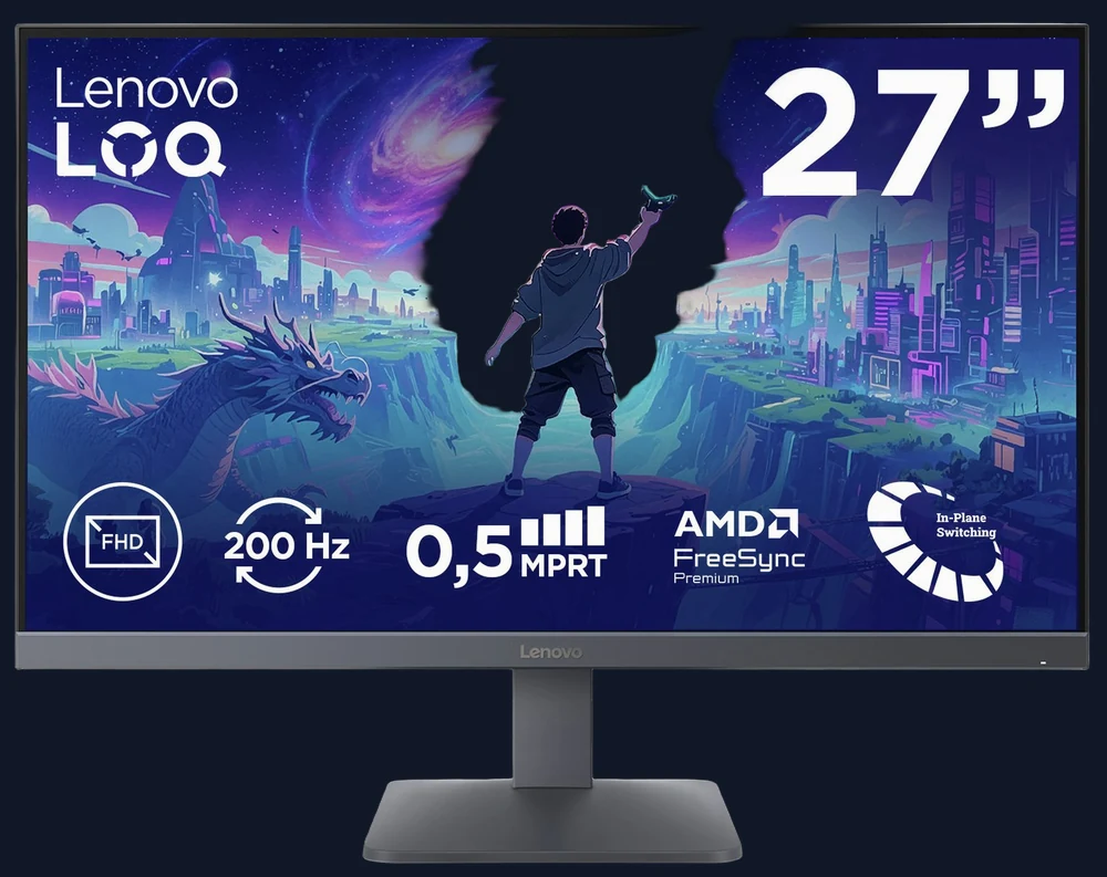 Lenovo LOQ 27-10 27 Inch 200Hz FHD Gaming Monitor