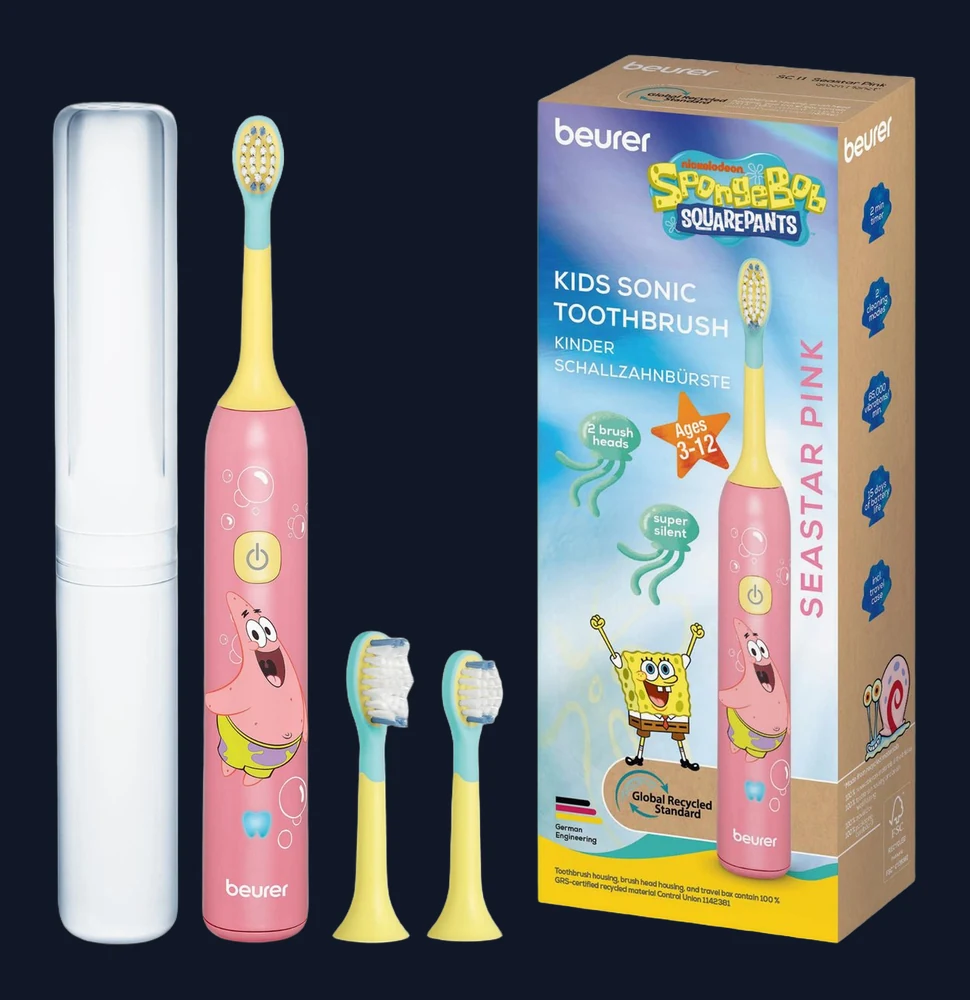 Beurer SpongeBob Patrick Pink Electric Toothbrush