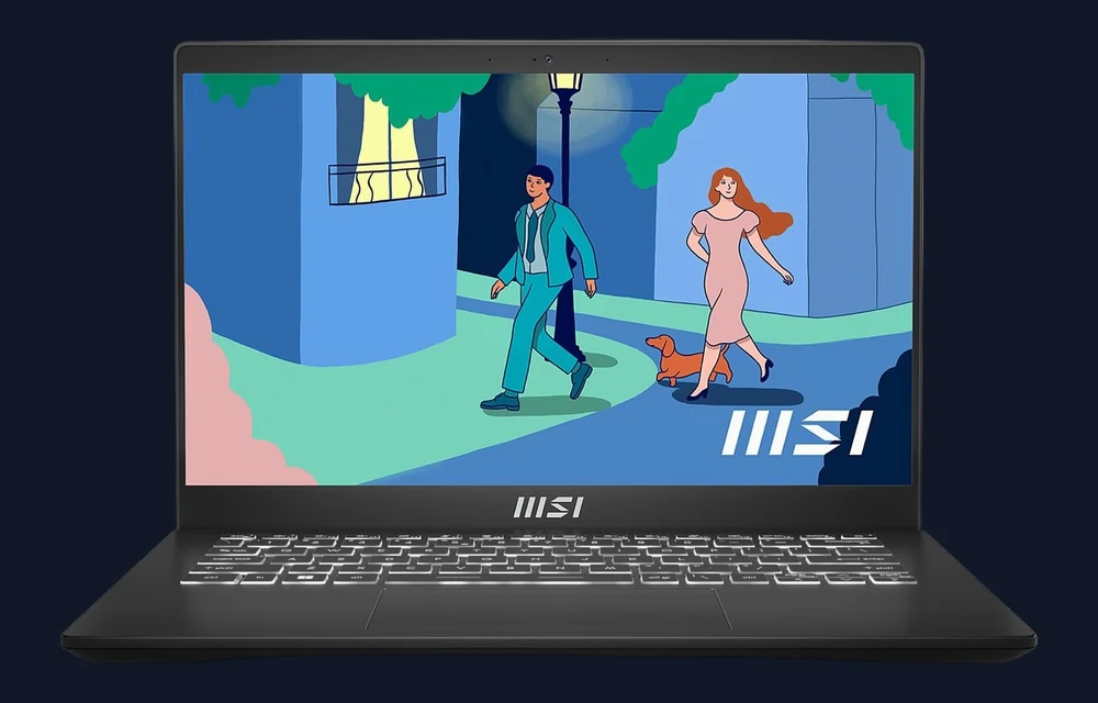 MSI Modern 14 14in R5 8GB 512GB Laptop - Black