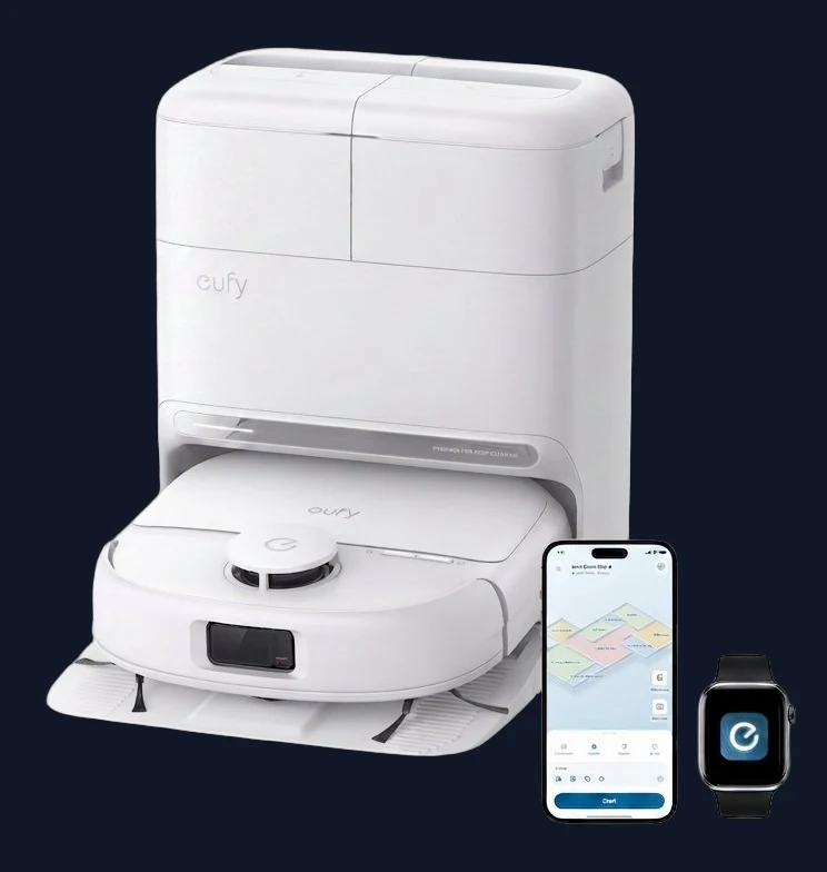 eufy Omni C28 Robot Vacuum & Mop All-in-One Station with Extra Dust Bags