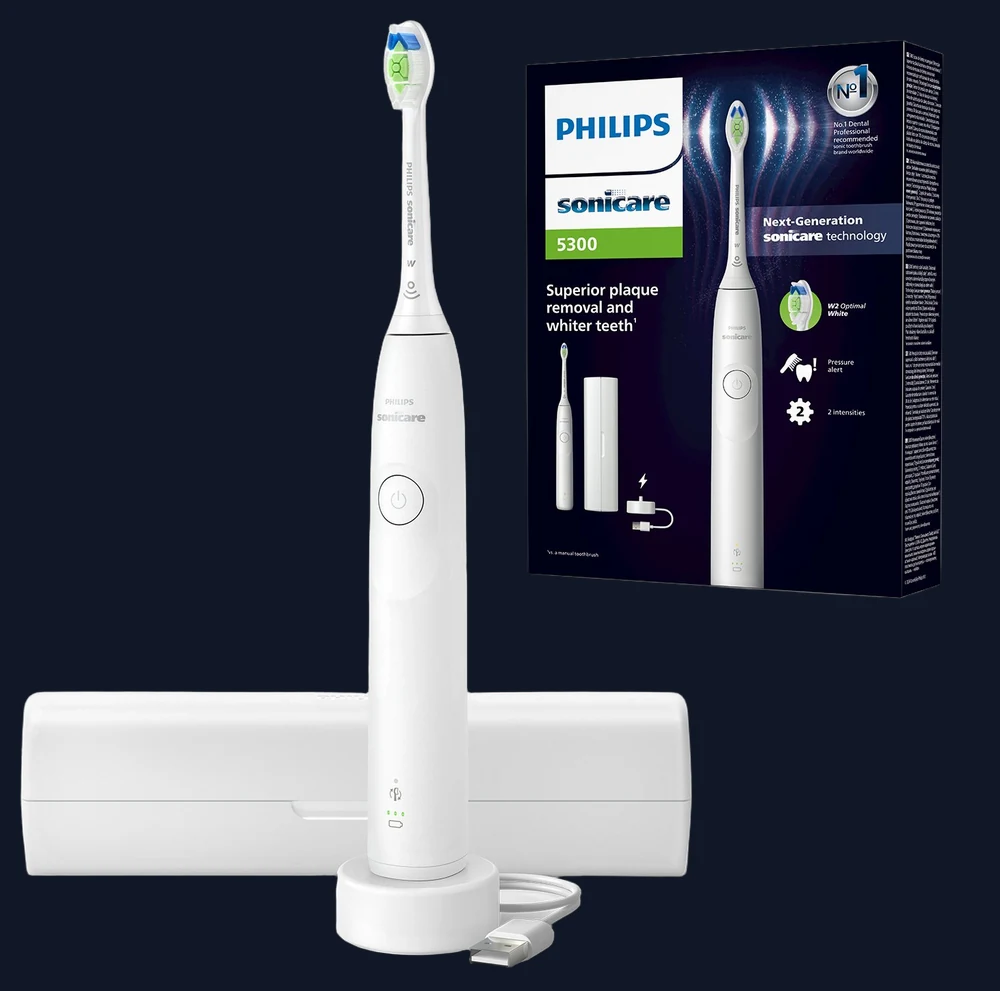 Philips Sonicare Series 5300 White Electric Toothbrush