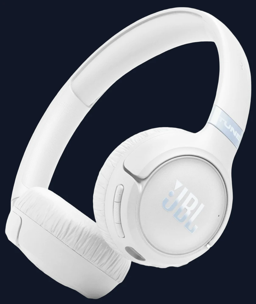 JBL Tune 680NC Wireless On-Ear Bluetooth Headphones - White