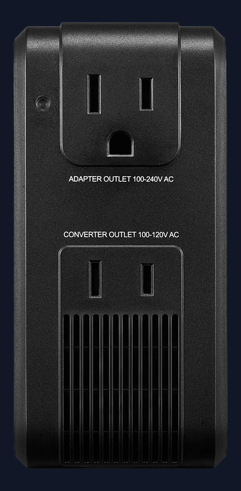 Open Box Insignia Travel Adapter and Converter - Black