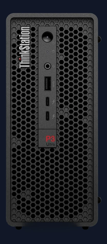 Refurbished - Lenovo ThinkStation P3 Ultra Intel Core i5-14600 32GB RAM 512GB SSD RTX A400 Windows 11 Pro Desktop PC
