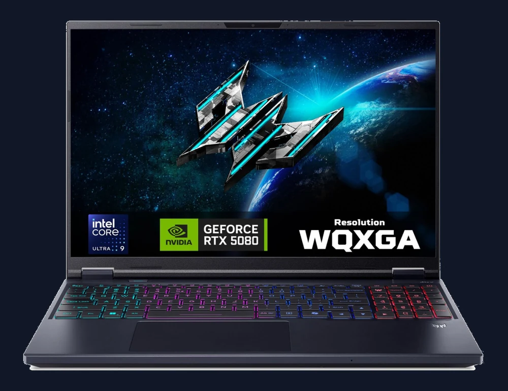 Acer Predator Helios Neo 16 AI Intel Core Ultra 9 290HX Plus 32GB RAM 1TB SSD RTX 5080 16" Windows 11 Home Gaming Laptop