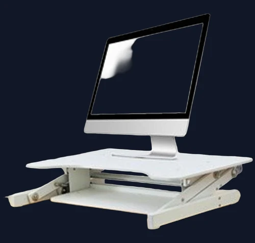 Rocelco 32" Sit To Stand Adjustable Height Desk Riser