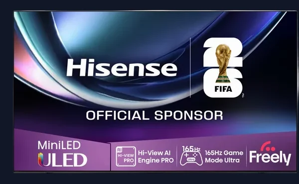 HISENSE U7Q PRO 100" Mini LED 4K 165Hz Smart AI TV with Freely - 100U7QTUK PRO