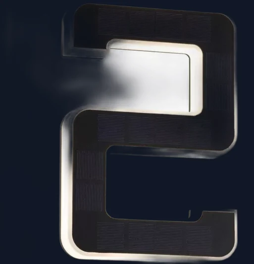 PAULMANN Solar LED House Number Light - No. 2