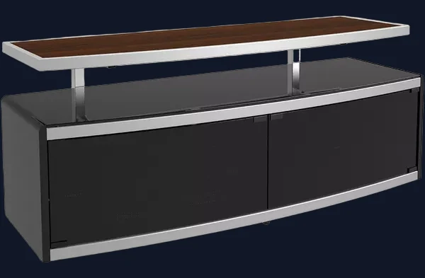 AVF Stage 1250 mm TV Stand for up to 55" TVs - Black / Walnut