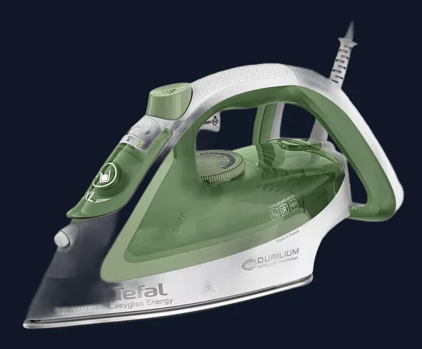 TEFAL Easygliss Eco FV5781 Steam Iron - White & Green