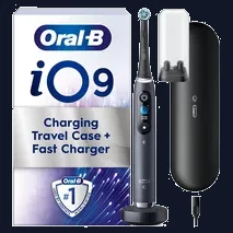 ORAL-B iO 9 Electric Toothbrush & Travel Charging Case - Black Onyx