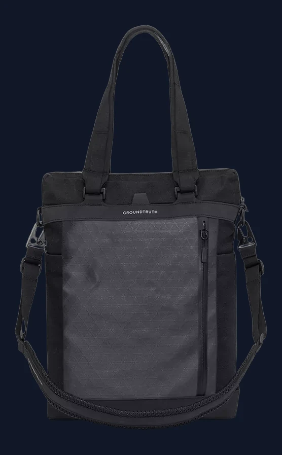 GROUNDTRUTH RIKR Laptop Tote Bag, 10L, Black