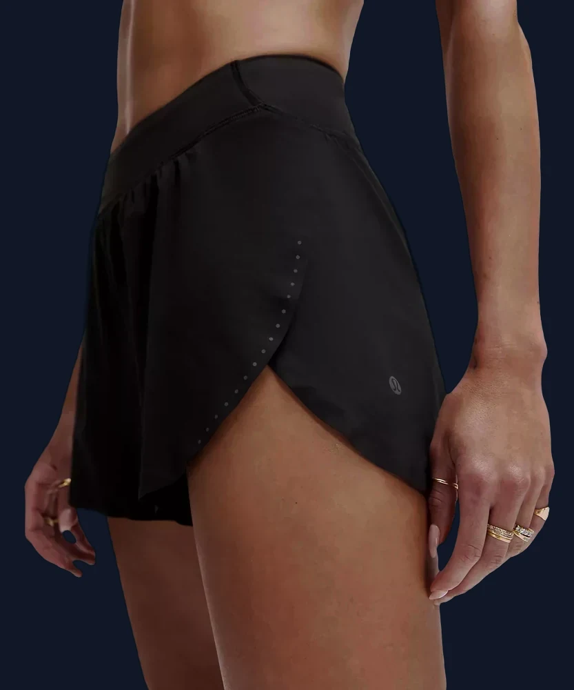 Fast and Free High-Rise Classic-Fit Split Short 3"
