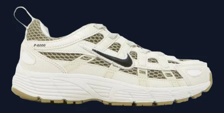 Junior Nike P 6000 Khaki Trainers