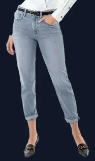 ÉTICA Denim Women's Marlowe Slim Boyfriend Jean