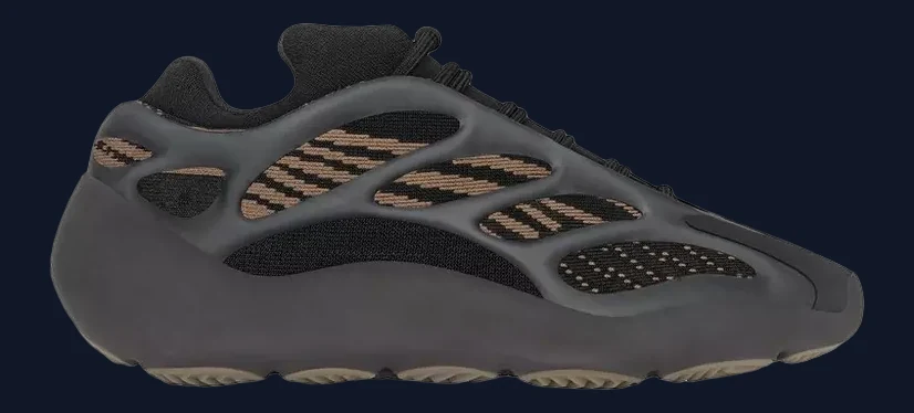 Yeezy Men's 700 V3 Clay Brown Glow in the Dark Sneakers