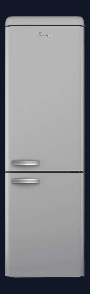 Swan SR11020GRNE Retro Grey Fridge Freezer 304L