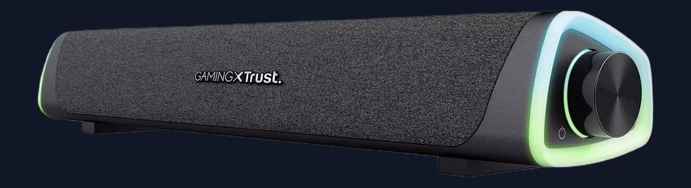 Trust GXT620 Axon RGB Illuminated Soundbar, PC Speaker for Computer, Laptop, Smartphone, Tablet, TV