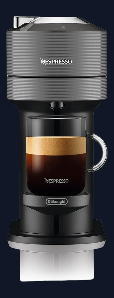 Nespresso Vertuo Next Coffee Machine by De'Longhi - Dark Grey
