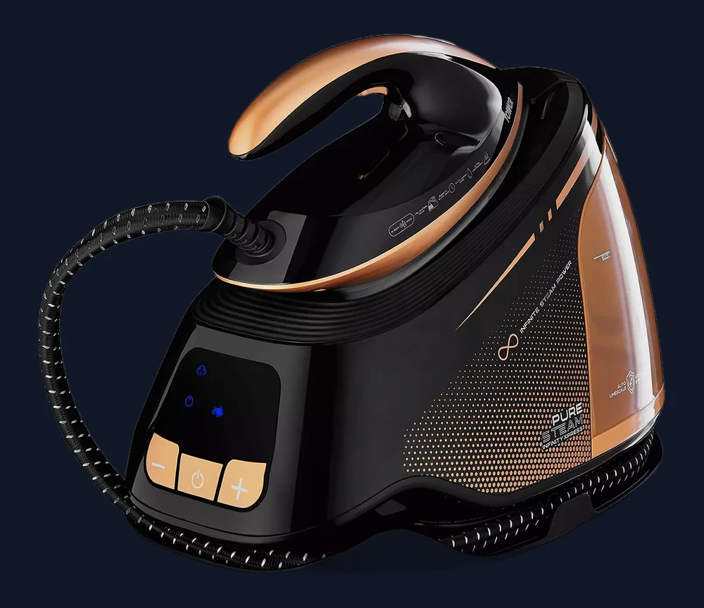 Tower T22030GLD PureSteam Infinity Xpress 8 Bar Steam Generator Iron - Black