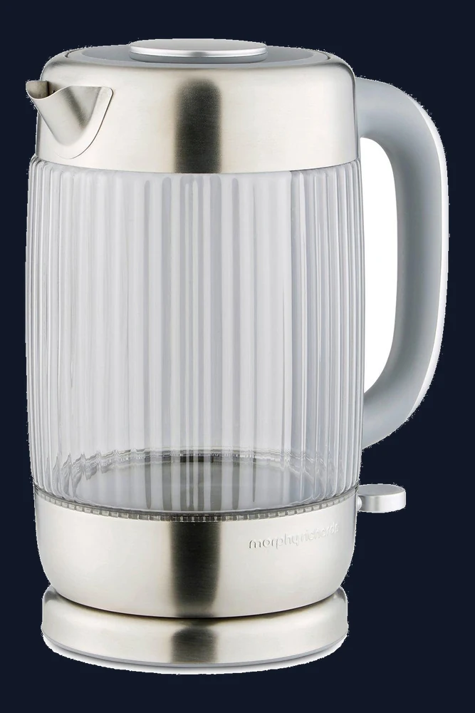 Morphy Richards Lantern 1.5L Jug Glass Kettle - Smoked