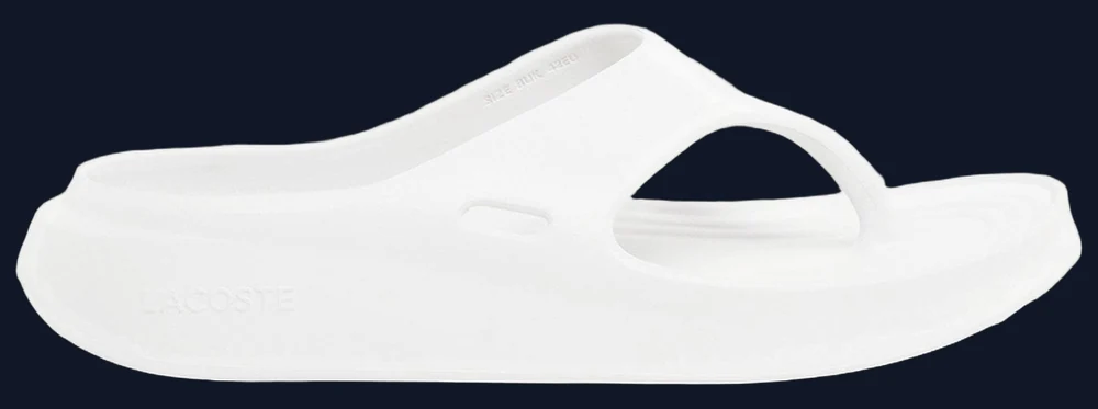 Lacoste Meduz Flip Flops - White
