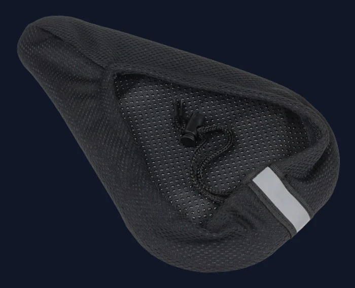 3D Gel Cycling Seat with Soft Silicone Cover for Enhanced Riding Comfort